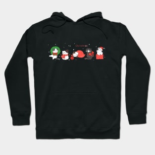 Meowy Christmas Cat Hoodie